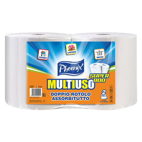 MADE IN ITALY BOBINA CARTA 'PHOENIX MULTIUSO SUPER 800' kg 0,7 a rotolo circa (prezzo singolo rotolo)