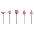 PG MOLE ABRASIVE AL CORINDONE ROSA '398.00' set 5 pezzi