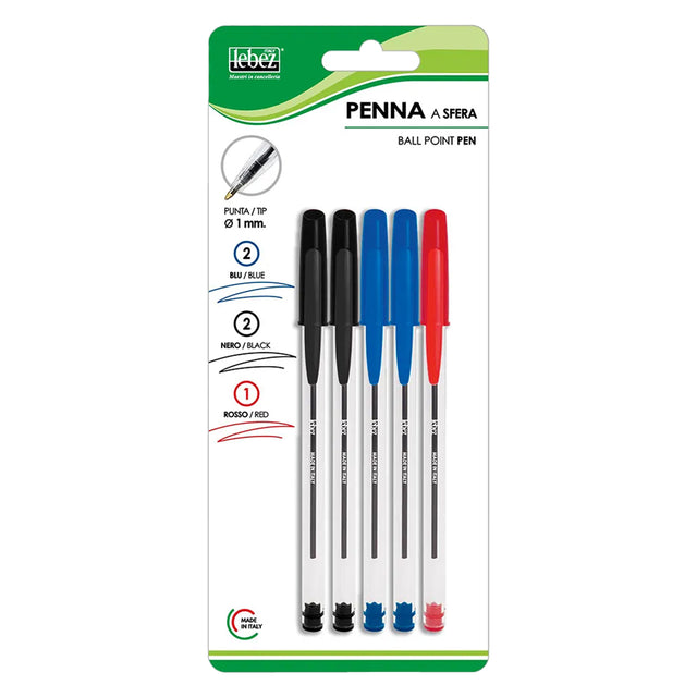 LEBEZ PENNA A SFERA colori assortiti
