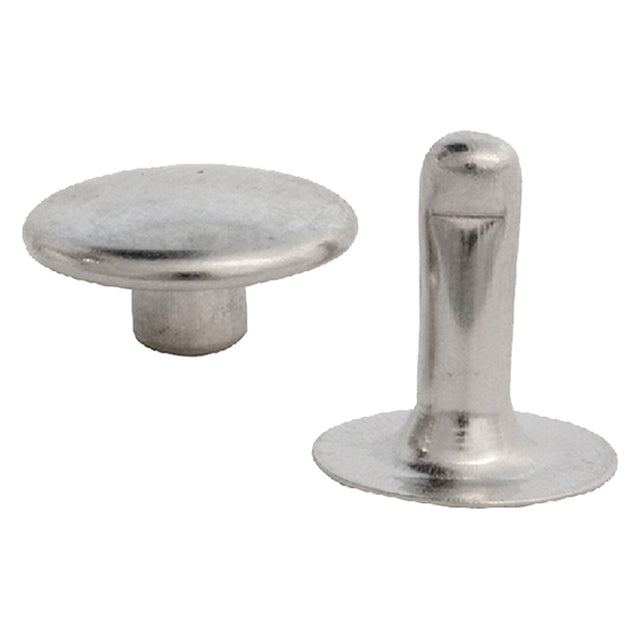 RIVETTO NICHELATO CON TESTA MASCHIO/FEMMINA