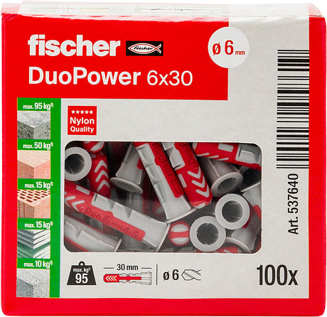fischer 537640 - DuoPower 6x30 Tassello fischer