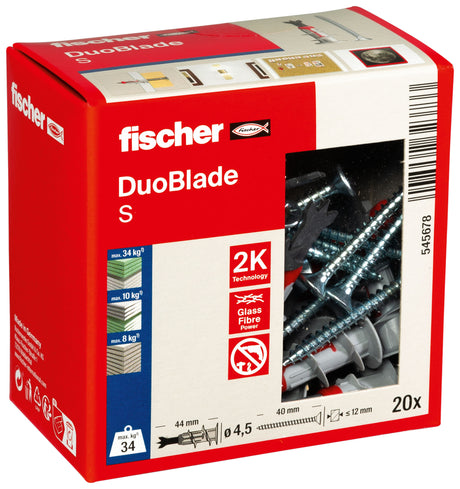 fischer 545678 - DuoBlade S Tassello/Vite fischer