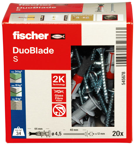 fischer 545678 - DuoBlade S Tassello/Vite fischer