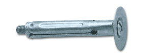 Tassello MINUTEX 491 prolungato con rondella e vite M5 in acciaio zincato bianco