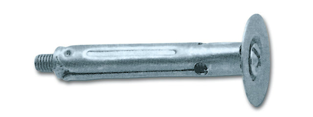 Tassello MINUTEX 491 prolungato con rondella e vite M5 in acciaio zincato bianco