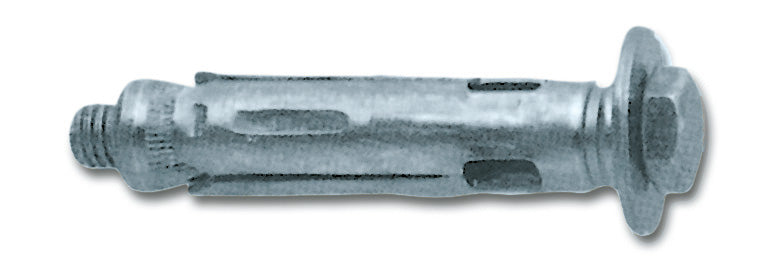  tassello in acciaio con vite e rondella MINUTEX M10x80 zincato bianco