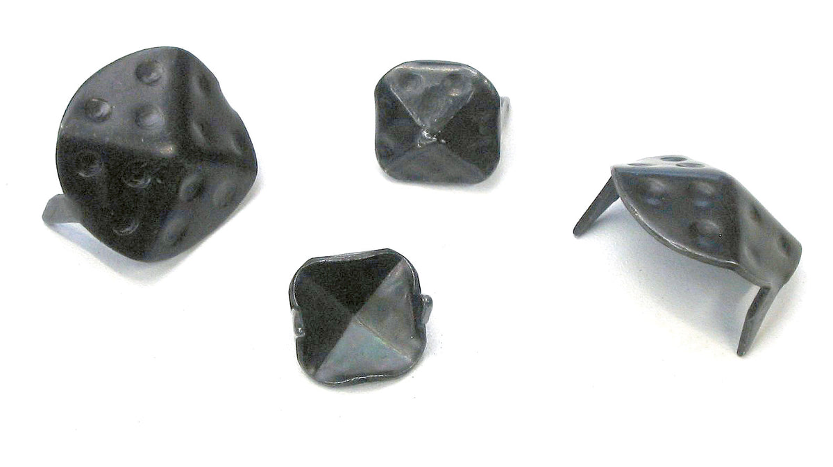 MINUTEX 53520 - CHIODO COPRIVITE A 2 PUNTE 20X20 MM ACCIAIO FINITURA NERO MINUTEX