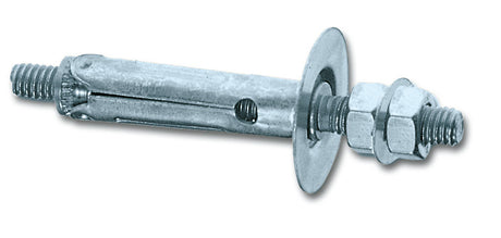 Tassello MINUTEX in acciaio zincato bianco con dado e rondella M4x30