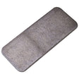 MINUTEX 106 - PIASTRA DRITTA SENZA FORI mm 130x55x2,5 ACCIAIO ZINCATO MINUTEX