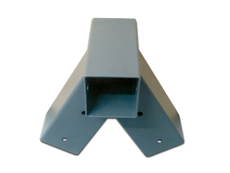 Giunto a tre vie quadro MINUTEX in acciaio verniciato grigio grafite