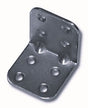 Piastra di giunzione angolare piegata in acciaio MINUTEX 30x30x30 mm