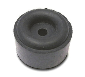 Paracolpo in gomma nero MINUTEX Ø40x25 mm con foro centrale