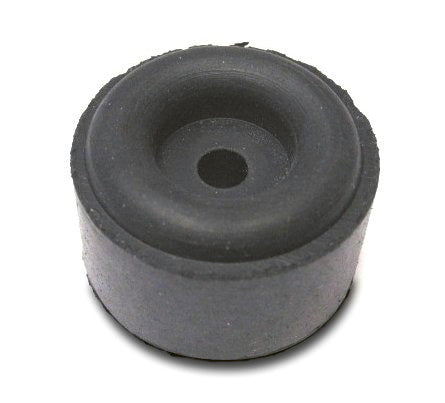 Paracolpo in gomma nero MINUTEX Ø40x25 mm con foro centrale