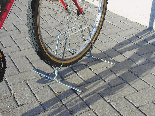Portabiciclette a pavimento modulare in acciaio zincato bianco MINUTEX