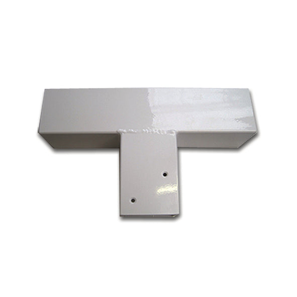 Giunto a T in acciaio verniciato bianco MINUTEX 390B per gazebo