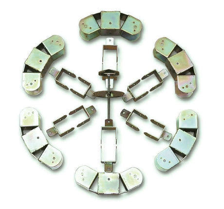 MINUTEX 904 - KIT FERRAMENTA GAZEBO ESAGONALE ACCIAIO ZINCO+ A.R.C. MINUTEX
