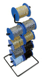 Espositore da banco con bobine di catene colorate Minutex