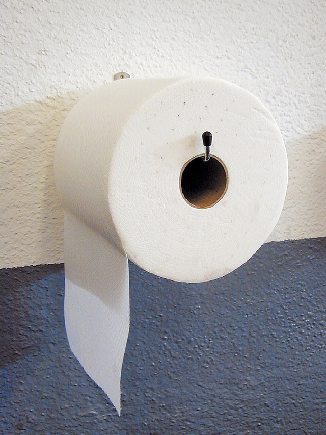 Portarotolo da parete MINUTEX in acciaio verniciato bianco per carta igienica