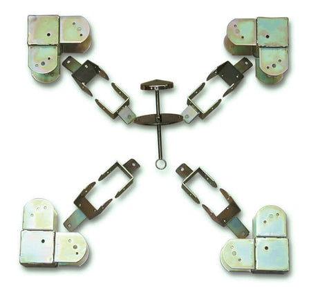 MINUTEX 902 - KIT FERRAMENTA GAZEBO QUADRATO ACCIAIO ZINCO+ A.R.C. MINUTEX