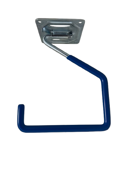 Supporto portachiavi da soffitto Minutex 820DY con maniglia blu e staffa metallica