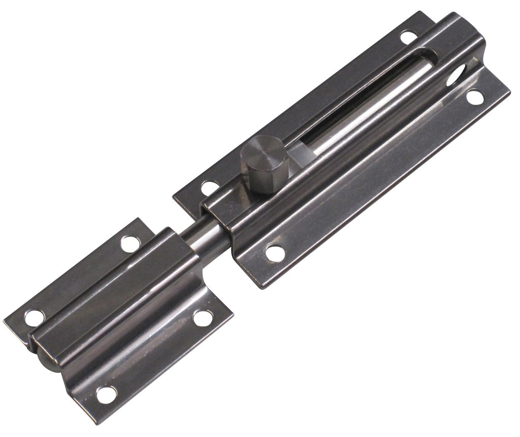 Catenaccio porta trasversale gigante Minutex in acciaio inox con pomello tondo