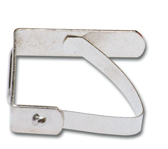 Fermatovaglia con molla in acciaio verniciato bianco MINUTEX 7216B