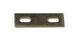 Piastra di giunzione Minutex 835 in acciaio zincato con asole, 70x20x3 mm