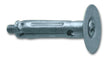 Tassello gigante MINUTEX con rondella e vite M5x60 in acciaio zincato bianco