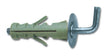 Tassello in nylon con gancio medio M4 a marchio MINUTEX