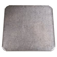 MINUTEX 107 - PIASTRA DRITTA SENZA FORI mm 150x150x4 ACCIAIO ZINCATO MINUTEX