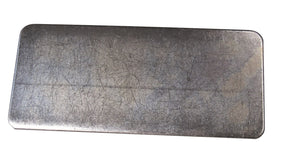 MINUTEX 109 - PIASTRA DRITTA SENZA FORI mm 200x90x3 ACCIAIO ZINCATO MINUTEX