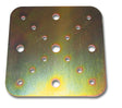 Piastra quadrata jolly Minutex 150x150x4 mm in acciaio zincato