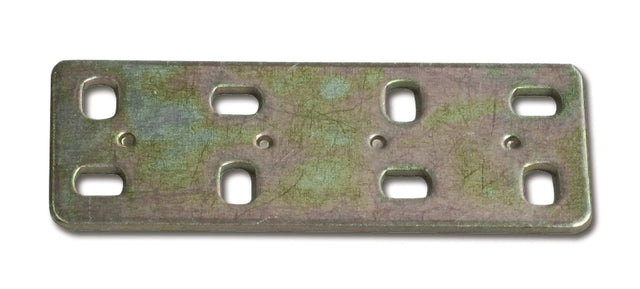 Lastrina doppia diritta Minutex in acciaio zincato con 8 asole da 20 cm