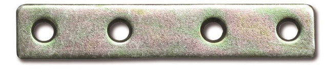 Lastrina dritta MINUTEX a 4 fori in acciaio zincato