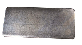 MINUTEX 109 - PIASTRA DRITTA SENZA FORI mm 200x90x3 ACCIAIO ZINCATO MINUTEX