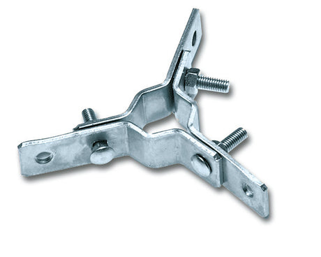 Incrocio di fissaggio per pali in acciaio zincato bianco MINUTEX 758DY