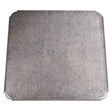 MINUTEX 107 - PIASTRA DRITTA SENZA FORI mm 150x150x4 ACCIAIO ZINCATO MINUTEX