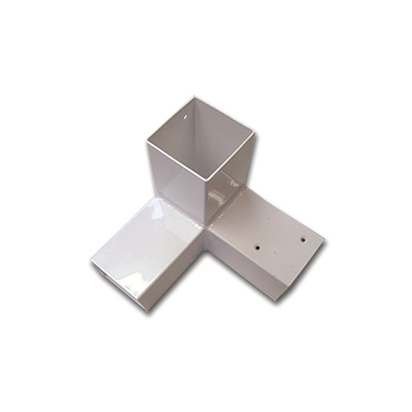 Giunto angolare per gazebo in acciaio verniciato bianco Minutex 391B