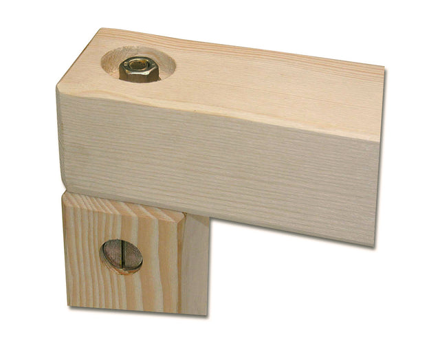 Giunto a scomparsa MINUTEX in acciaio zincato per legno, diametro 25x60 mm M12