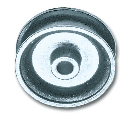 MINUTEX 71940 - RUOTA IN LEGA D.MM.40 ACCIAIO ZINCATO BIANCO MINUTEX