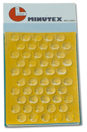 MINUTEX 618 - PARACOLPI IN PVC TRASPARENTI  BLISTER PZ. 50 MINUTEX