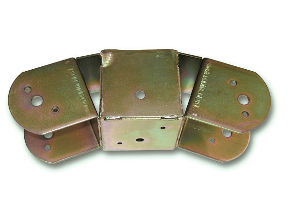 Giunto di raccordo per gas ottagonale MINUTEX 920 zincato 90x90 mm