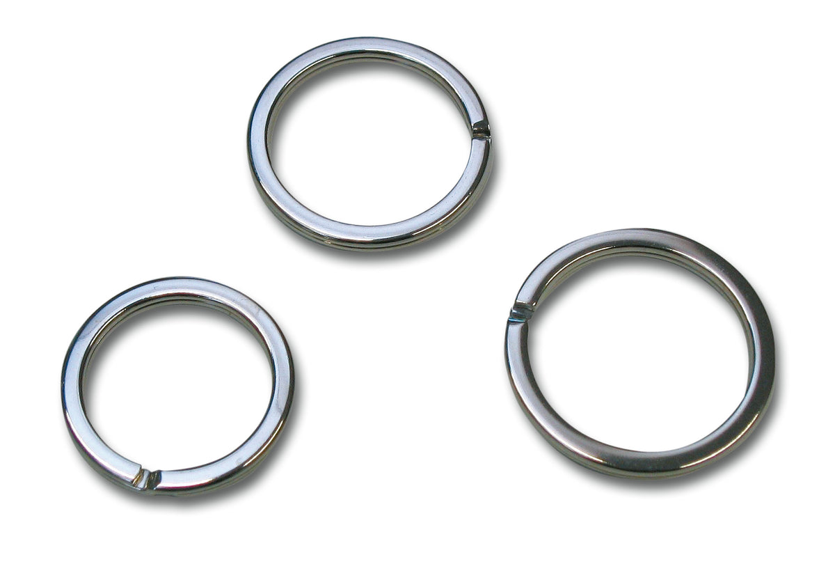 MINUTEX 638222DY - ANELLI BRISE' PIATTI DIAM.INT.MM.22 ACCIAIONICHELATO - CF PZ 4 MINUTEX