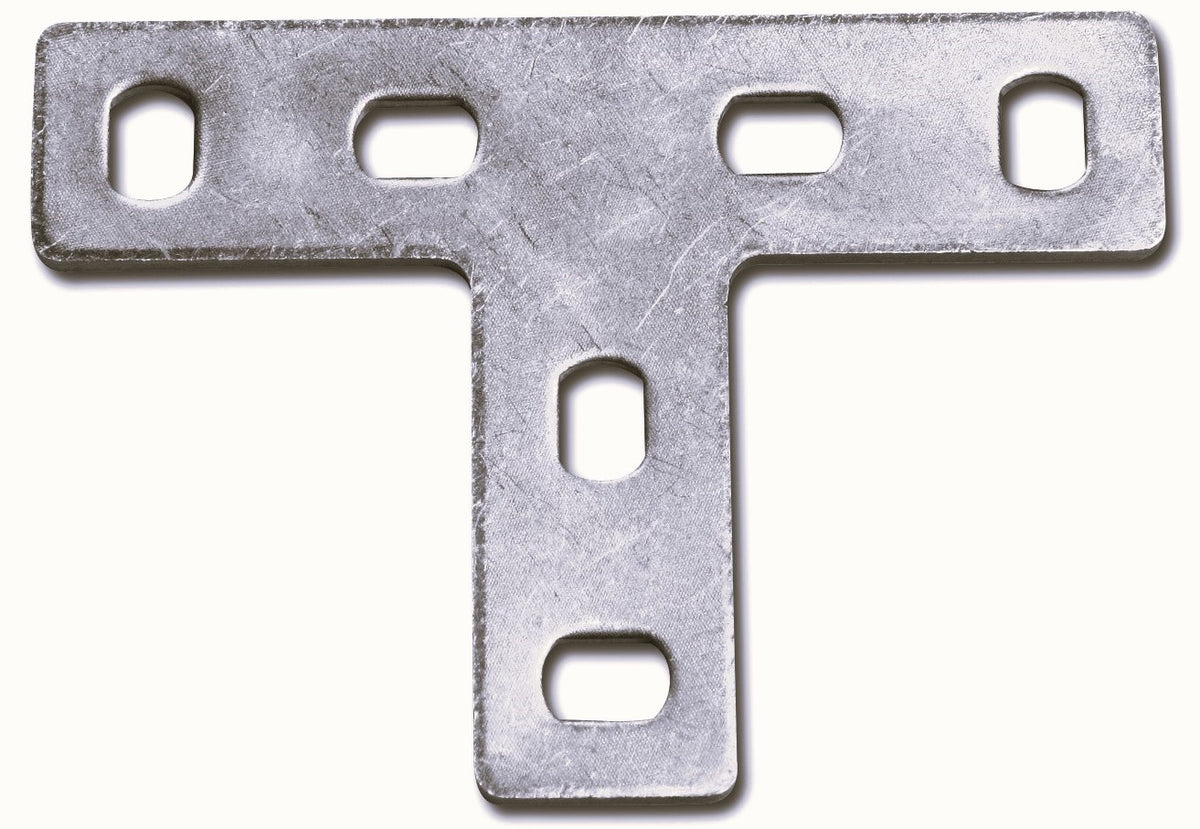 MINUTEX 894DY - PIASTRA PER GIUNZIONI A "T" MM.70X50X2 ACCIAIOZINCO+ A.R.C. - CF PZ 4 MINUTEX