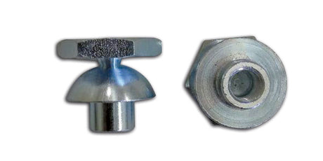 MINUTEX 250DY - TESTINA DI SICUREZZA A SPACCO ANTIS. Ø 22 MM-M8 ZINCATA-CF PZ 2 MINUTEX