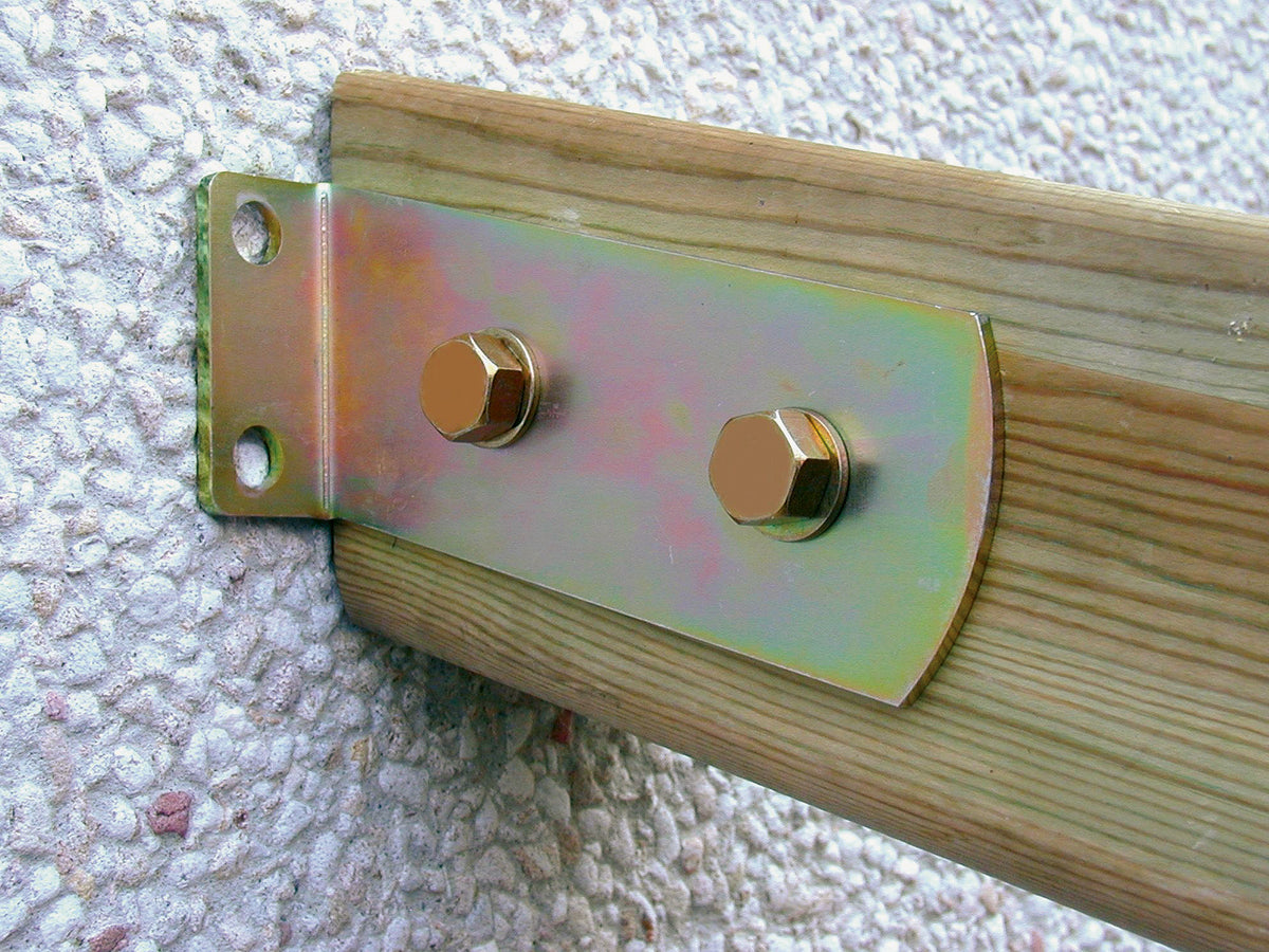 MINUTEX 807S70 - SQUADRA PER PENSILINA 25° SINISTRA 70X4 MM ACCIAIOZINCO+ A.R.C. MINUTEX