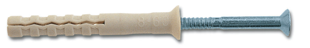 Tassello nylon Minutex con vite a percussione Ø6x60