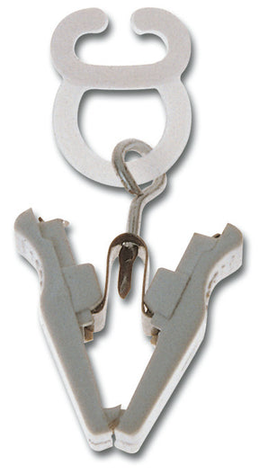 Pinza plastica girevole MINUTEX 556 per fissaggio scivolante