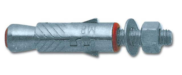 Tassello pesante in acciaio MINUTEX M6x65 con barra filettata e rondella