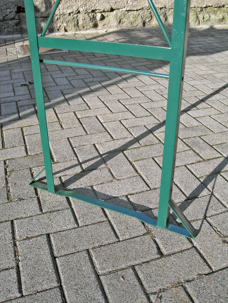 Set ferramenta pieghevole MINUTEX per tavoli con base allargata in metallo verde
